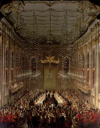 Banchetto nella Redoutensaal, Vienna, 1760